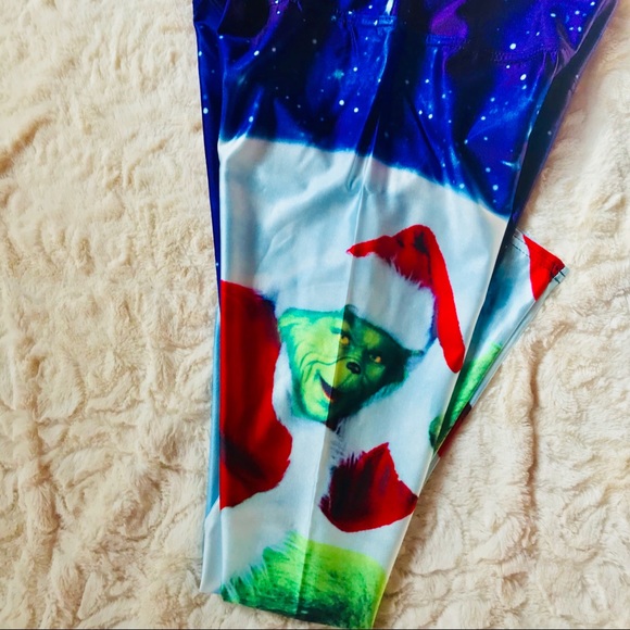 NWT How The Grinch Stole Christmas Leggings - Picture 2 of 4